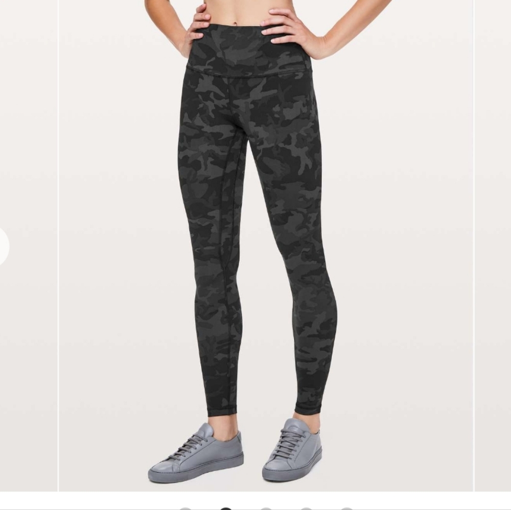 Align Pant Full Length 28inch, incognito Camo Multi Grey